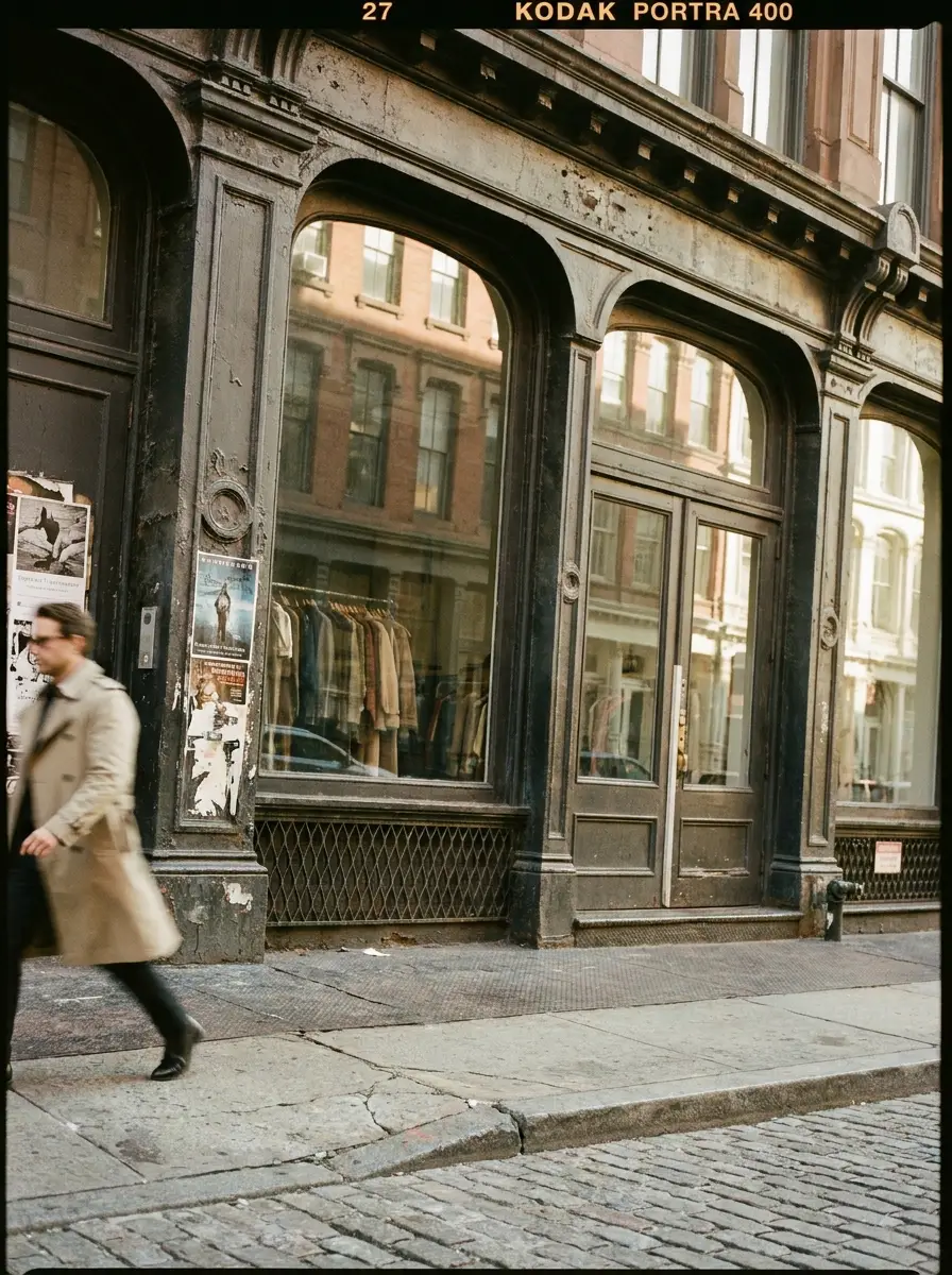 Cast-iron storefront in SoHo