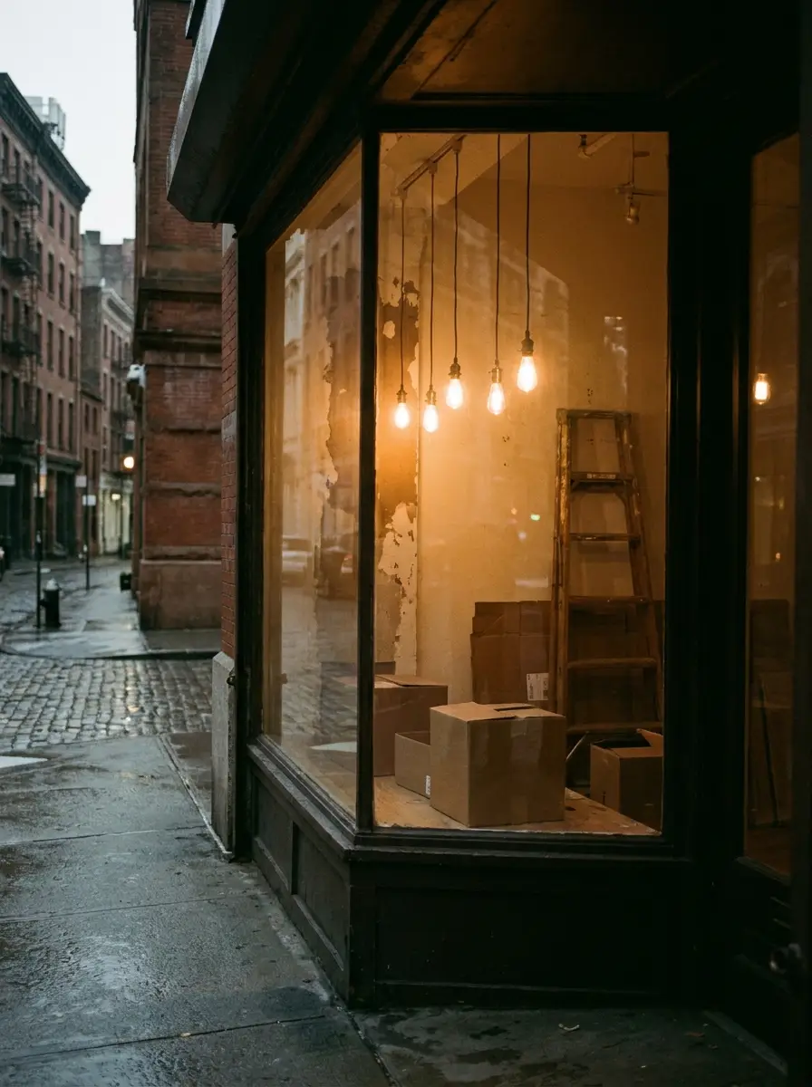 Elegant vacant storefront