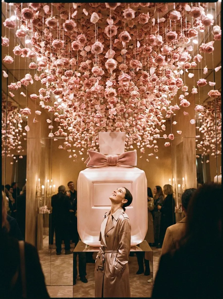 Blush pink dream closet pop-up environment