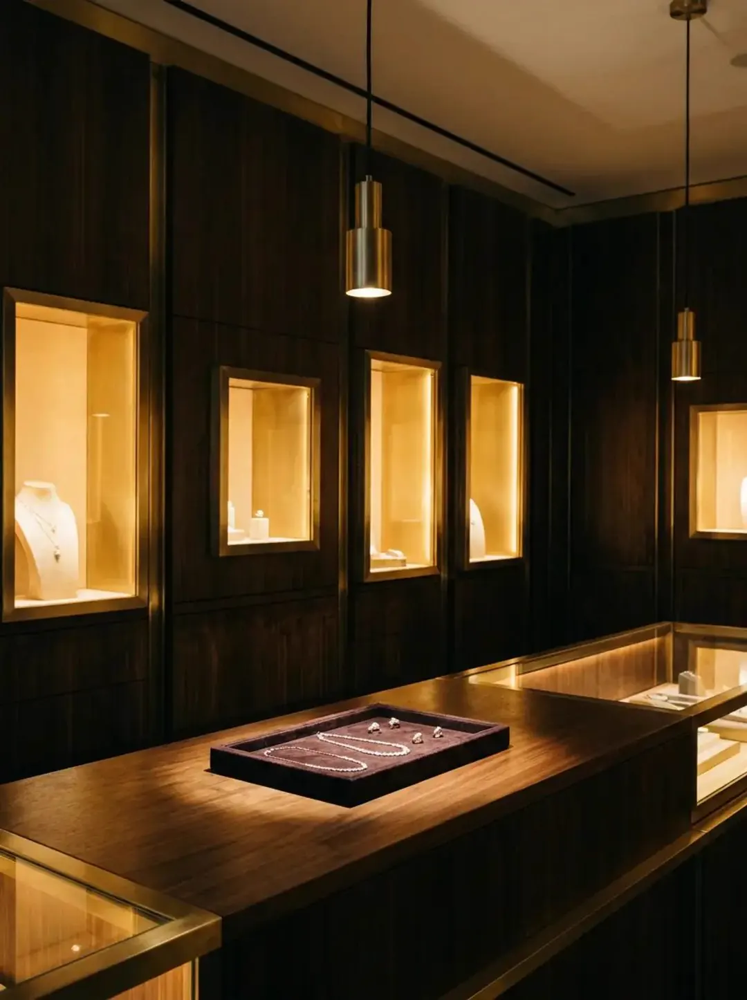 Luxury watch and jewelry salon pop-up environment